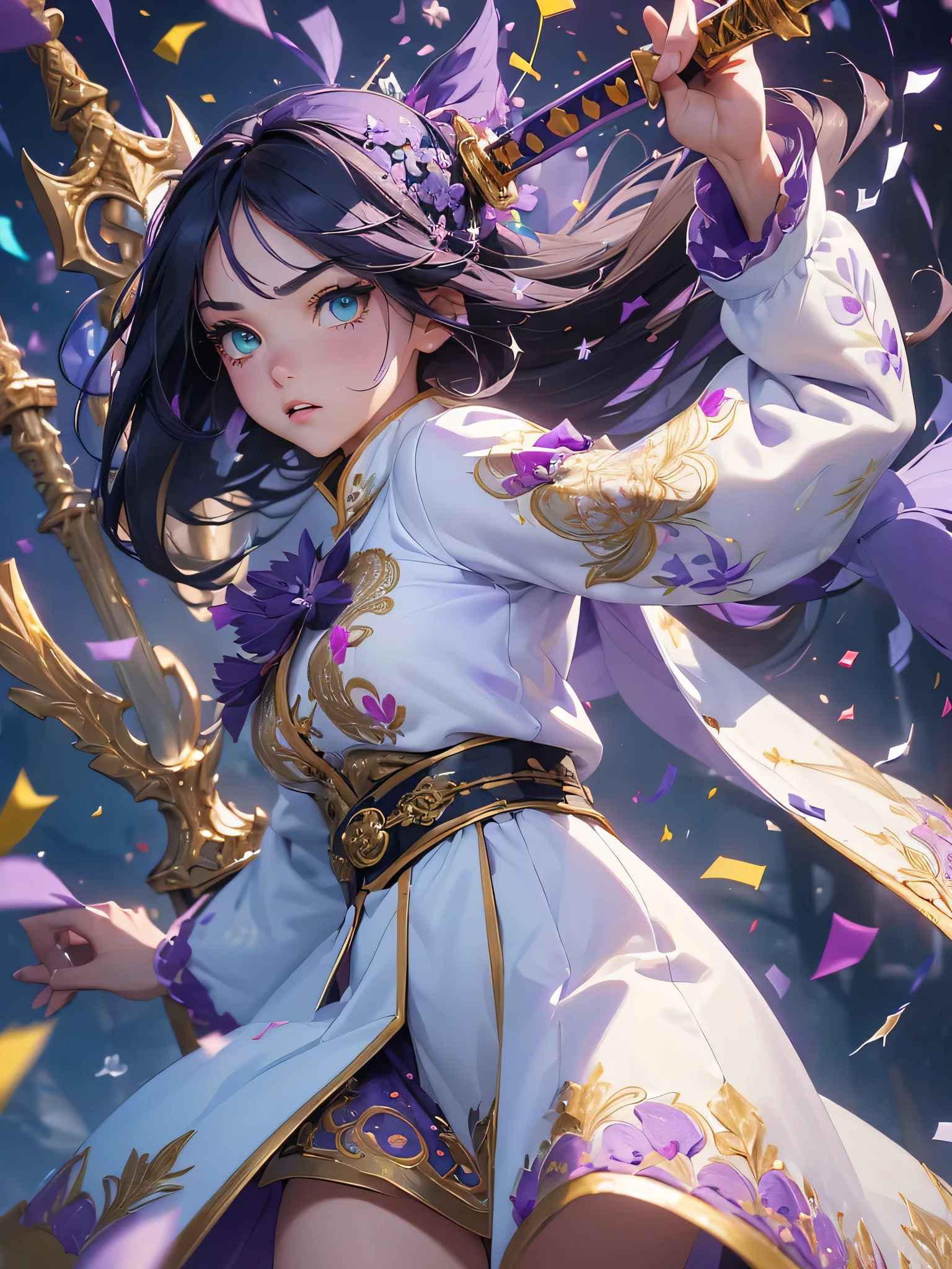 nsfw:1.1, high resolution:1.7, incredibly absurdres, kawaii:1, cute:1.5, hires.fix, incredibly fine illustration,8k,masterpiece:1.2,best quality, high quality, exquisite, beautiful, insanely detailed, intricate detailed, extremely detailed, Super Definition, ultra high res, Super Resolution, best aesthetic, ultra detailed:1.5, best quality, perfect face, detailed face, masterpiece:1.2, illustration:1.2, 8k cg wallpaper, stunning art,absurdres,octane render,ultra hires,
(((aqua fur coat and outfit,coat))), ((elegant dress)),(white gloves,white clothes,(((intricate outfit,intricate clothes,embroidered outfit,ornate outfit,embroidered clothes,ornate clothes))),(dynamic pose:1.0),embarrassed,(centered,scale to fit dimensions,Rule of thirds),((snowy pine forest)),winter,1girl, (kunoichi:1.2), black hair,(big green crystal eyes,enchanting bright eyes studded with gold and silver dust),(finely detailed beautiful eyes),shinylips,lean body,waist slender,leg slender,ninja,torn clothes,broken clothes,(((pussy))), kupaa,show off pussy,((spread pussy)),(embarrassed), (gauntlet:1.2), (greave:1.2), (gaiter:1.2), (purple flame:1.5), (purple fire:1.5), (holding purple flame sword:1.5), (holding white energy sword:1.3), (black flame katana:1.3), (swing a white flame sword:1.3),
battle,fight,(action pose),(vengeful spirit come's attack), (vs vengeful spirit),(purple confetti:1.5),(cave),tentacles,dungeon,(dutch angle)