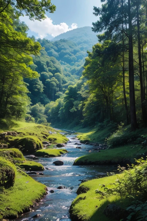 highest quality、landscape、Lush forest、Beautiful views