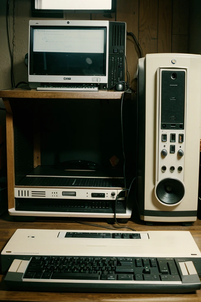 An old computer of 1989's era