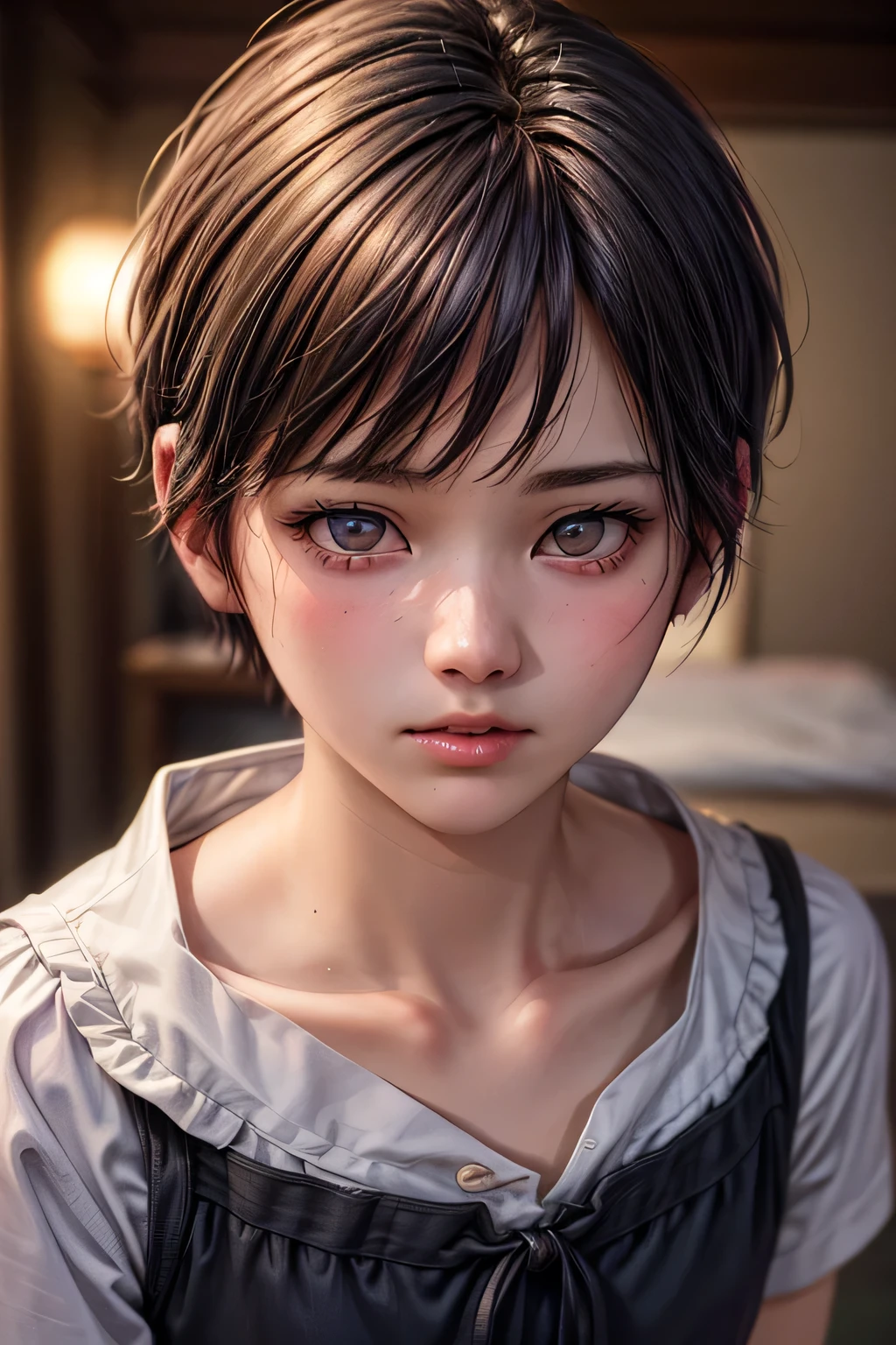 (NSFW:-1.5), (masterpiece:1.3), (8k, photorealistic, RAW photo, best quality: 1.4), 
cinematic lighting, 
(1boy), beautiful face, (realistic face), 
beautiful hairstyle, (short hair :1.5),
realistic eyes, beautiful detailed eyes, 
(realistic skin), beautiful skin, 
(dress), 
absurdres, attractive, 
ultra high res, ultra realistic, highly detailed, 
golden ratio,  
