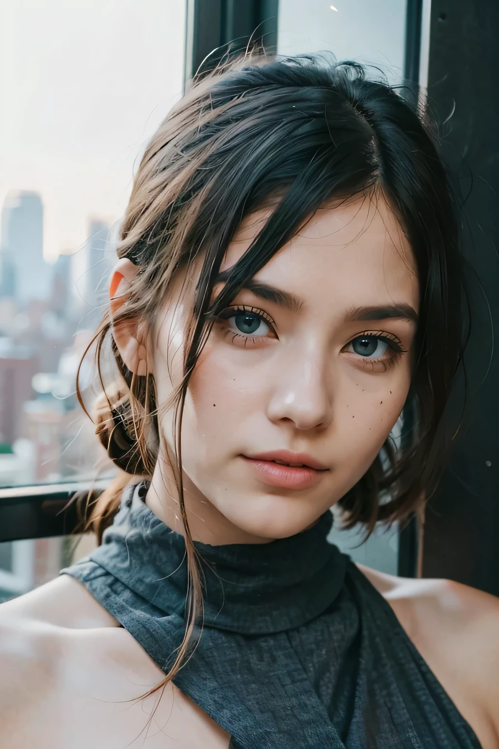 beautiful young woman, close up Photo in New York