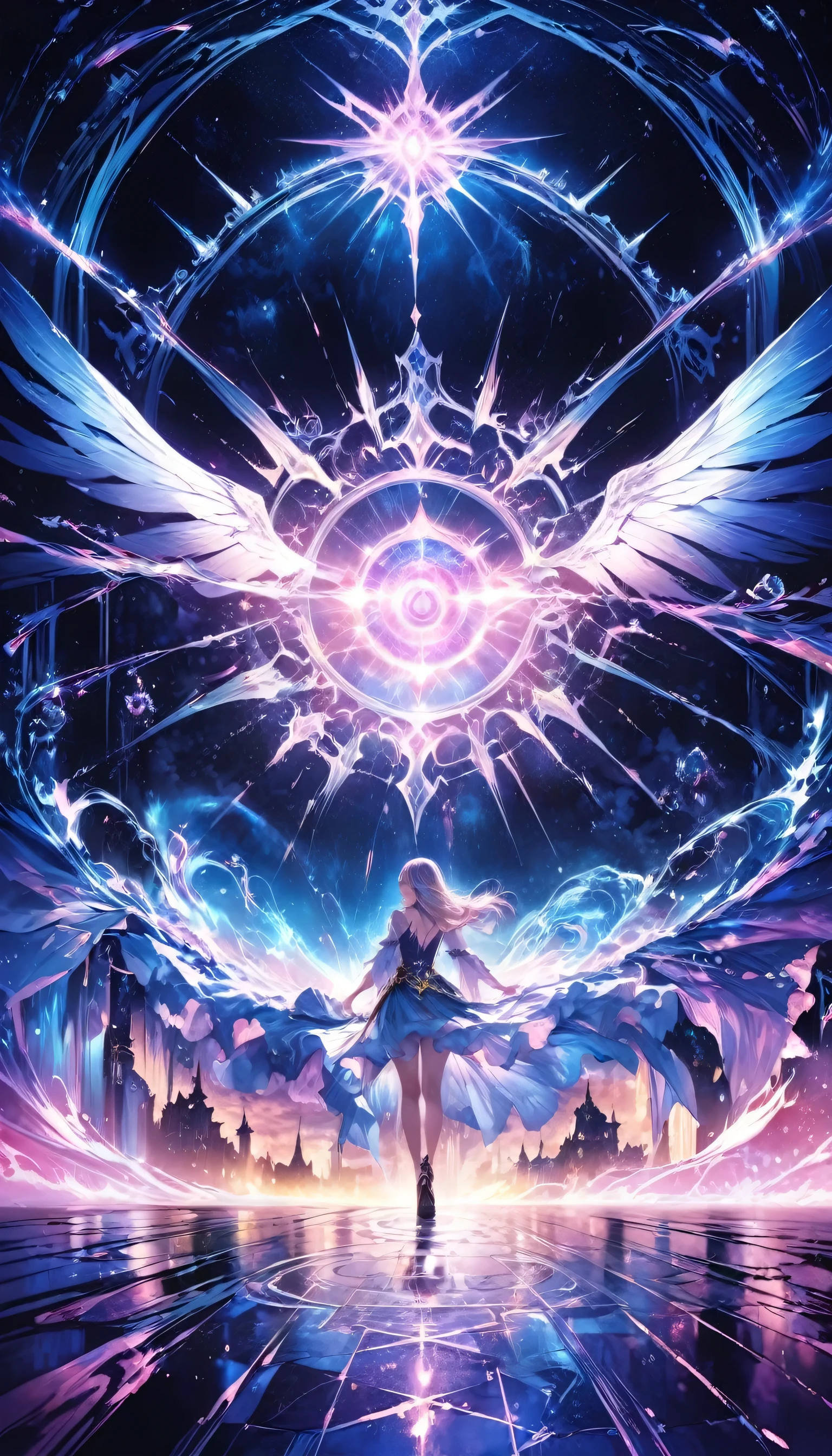 Fantasy world with magic portal, Everything is magical, The atmosphere is magical, Photorealistic, Attention to detail, highest quality, 4K