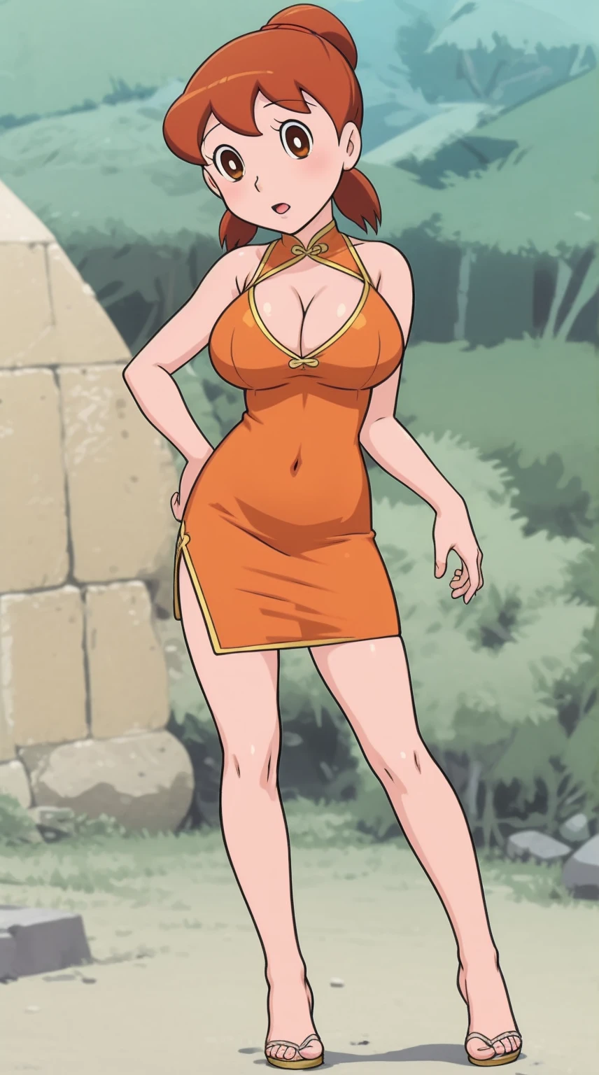 girl, solo, full body, from head to toe, standing

jinno megumi,camel toe,hot dress, smooth skin,sexy milf,orange hair

a sexy cartoon girl with very large breasts in a Chinese dress, sexy, Cleavage