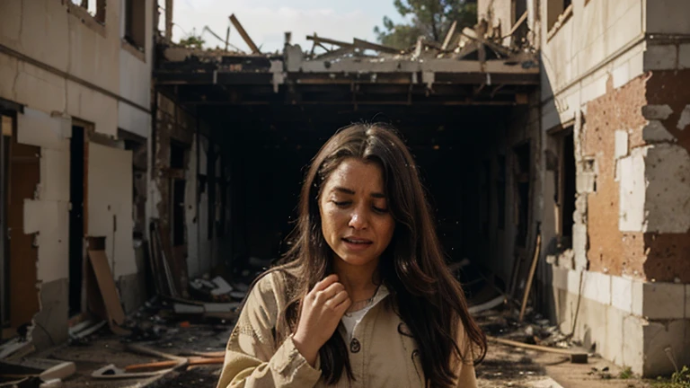  crying in the Ruins fire building
