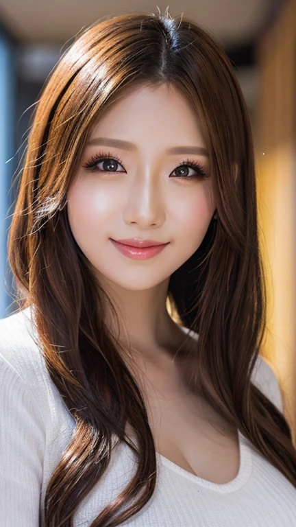 (Cowboy Shot、highest quality、8k、Award-winning works、Ultra-high resolution)、One beautiful woman、(The perfect and most natural red long sleeve casual sweatshirt:1.1)、(blonde:1.1)、Bright color contacts、Perfect Makeup、(Very heavy makeup:1.2)、(Deep pink around the eyes:1.1)、Beautiful bright eyeshadow、Heavy makeup around the eyes、(Huge breasts:1.4)、Very long wavy hair、(Romantic affection:1.1)、The best smile when you see me、(Most of them emphasize the body line.:1.1)、(Strongly blurred vibrant Harajuku city background:1.1)、(Strongly blurred background:1.1)、Accurate anatomy、Ultra HD Hair、Ultra-high definition beauty face、Ultra HD Hair、Ultra-high definition sparkling eyes、輝くUltra-high resolutionの美肌、(((White masks to protect against coronavirus)))、