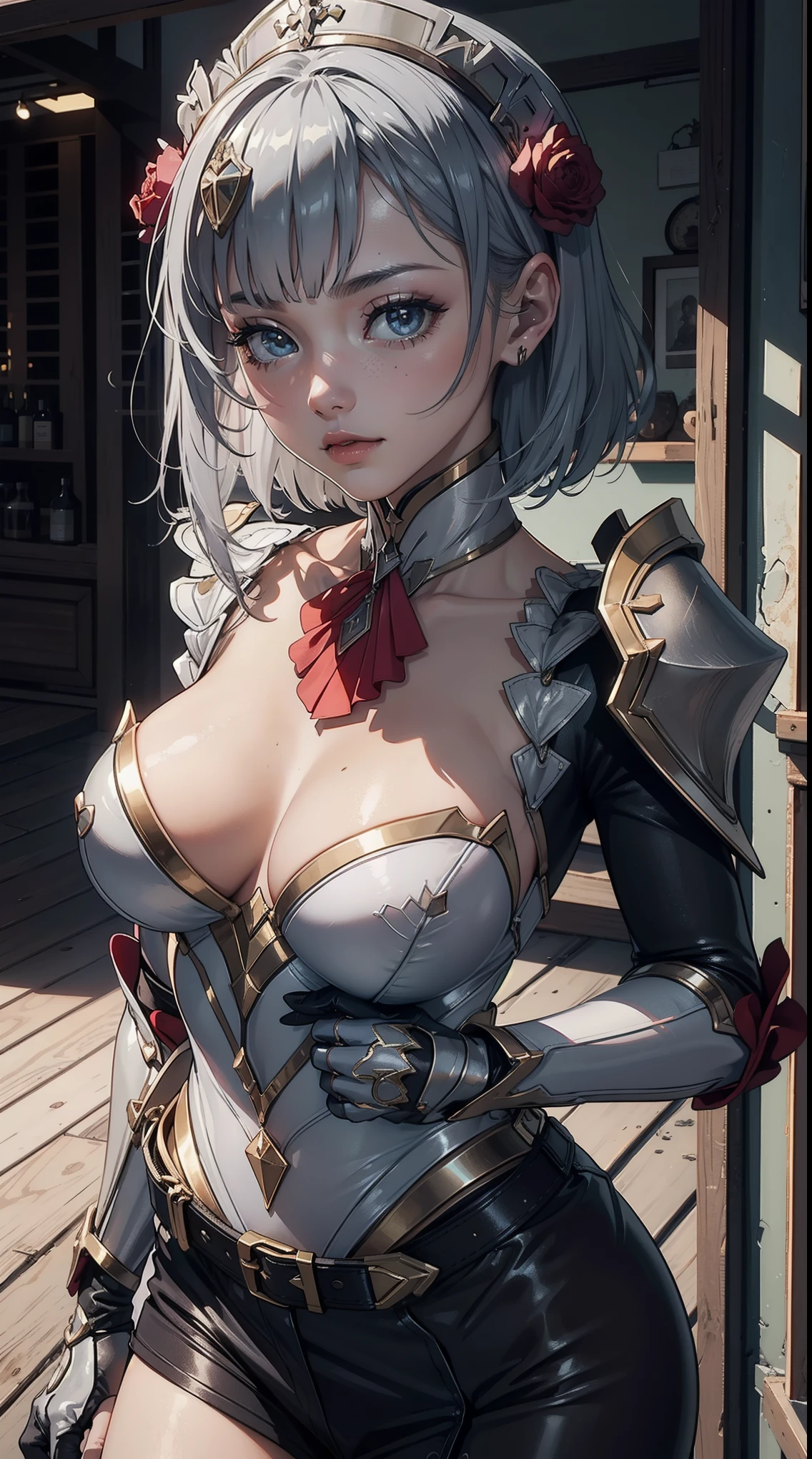 ((masterpiece)),(bestquality),((ultra-detailed)), (beautiful detailed face), depth of field,detailed,((beautiful detailed eyes)), medium breast, noelledef, cowboy shot, full body