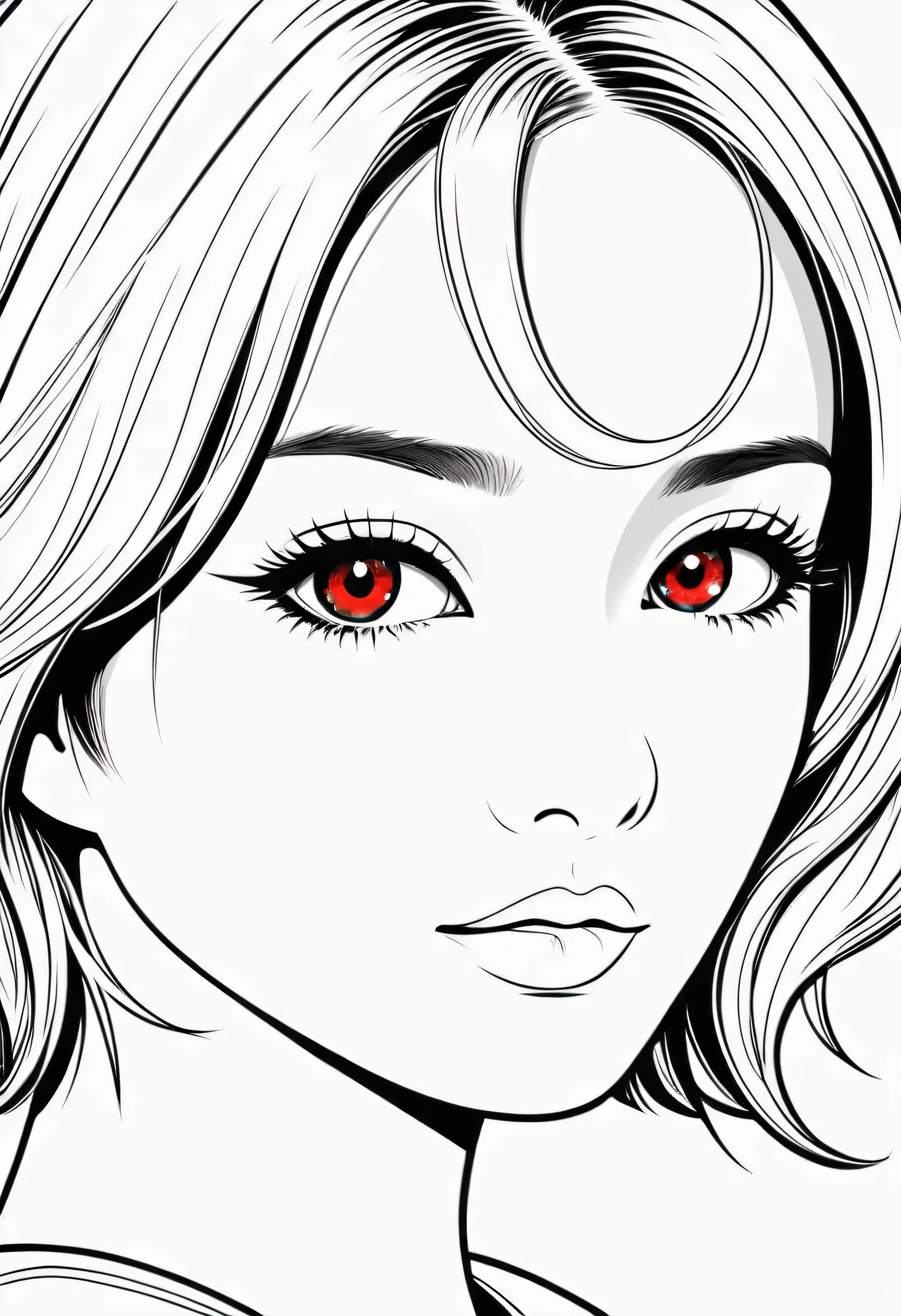 Red Eyes、Sparkling Eyes、Beautiful Eyes、Black pupil、