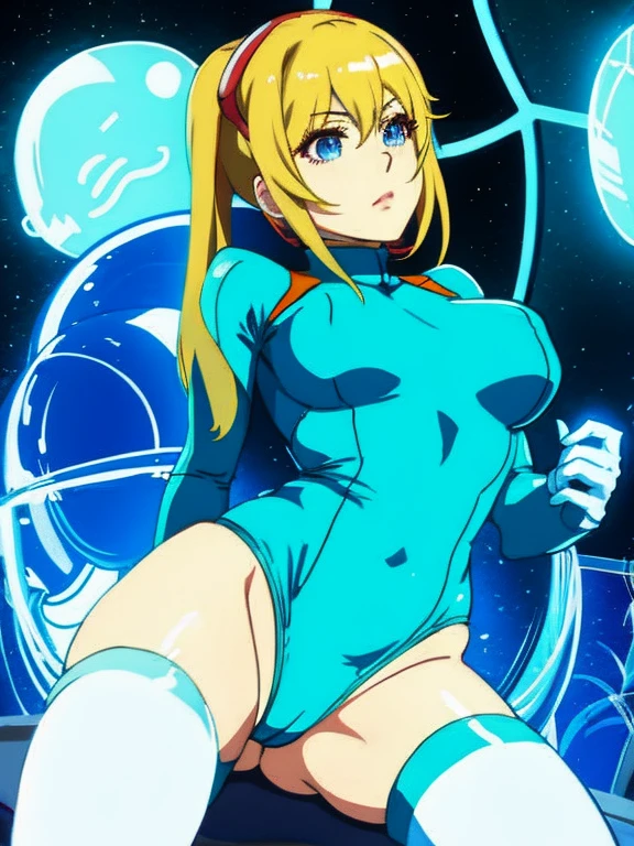 Samus Aran from Metroid, Wearing a Zero Suit