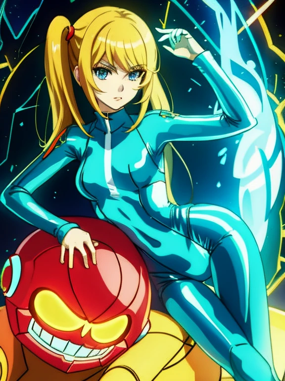 Samus Aran from Metroid, Wearing a Zero Suit