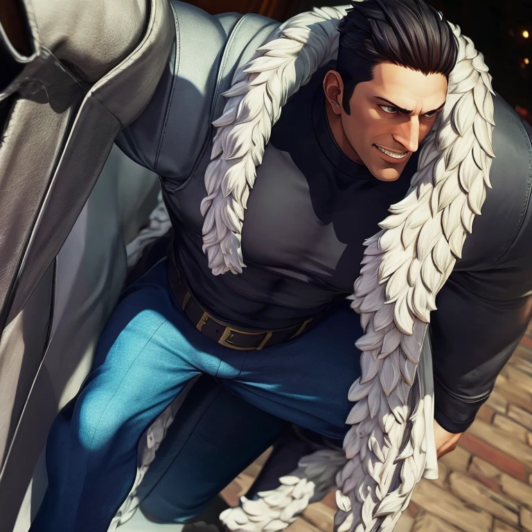 (masterpiece, highest quality: 1.2), 8K highest image quality, highest quality, detailed, Surreal, realistic and detailed background, 1 man in his 30s, expensive, alone,