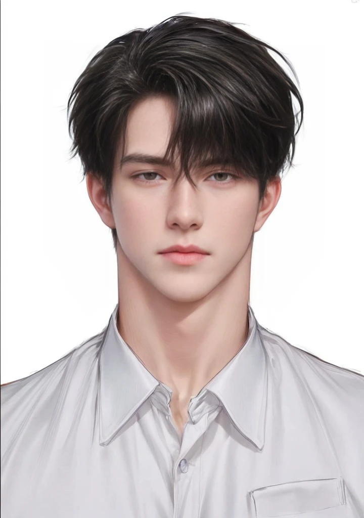 masterpiece, 1boy, young, handsome, black hair, undercut hair, perfect face, detailed eyes and face,black eyes, blazer, clean shaved, muscular, capturing a rural atmosphere, dynamic lighting, unreal engine 5, Chris Redfield