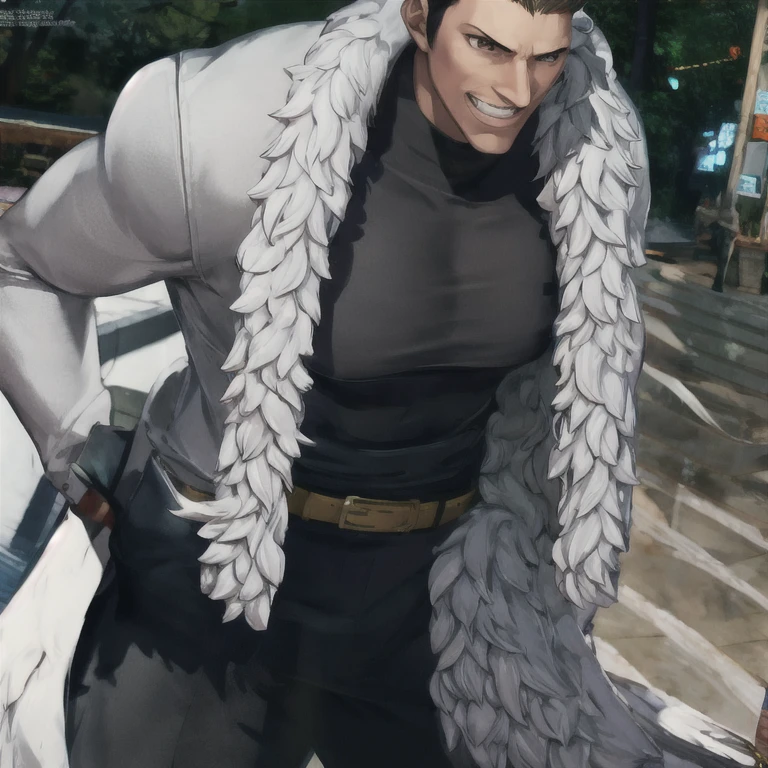 (masterpiece, highest quality: 1.2), 8K highest image quality, highest quality, detailed, Surreal, realistic and detailed background, 1 man in his 30s, expensive, alone,