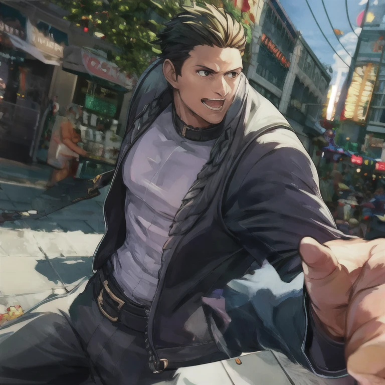 (masterpiece, highest quality: 1.2), 8K highest image quality, highest quality, detailed, Surreal, realistic and detailed background, 1 man in his 30s, expensive, alone,