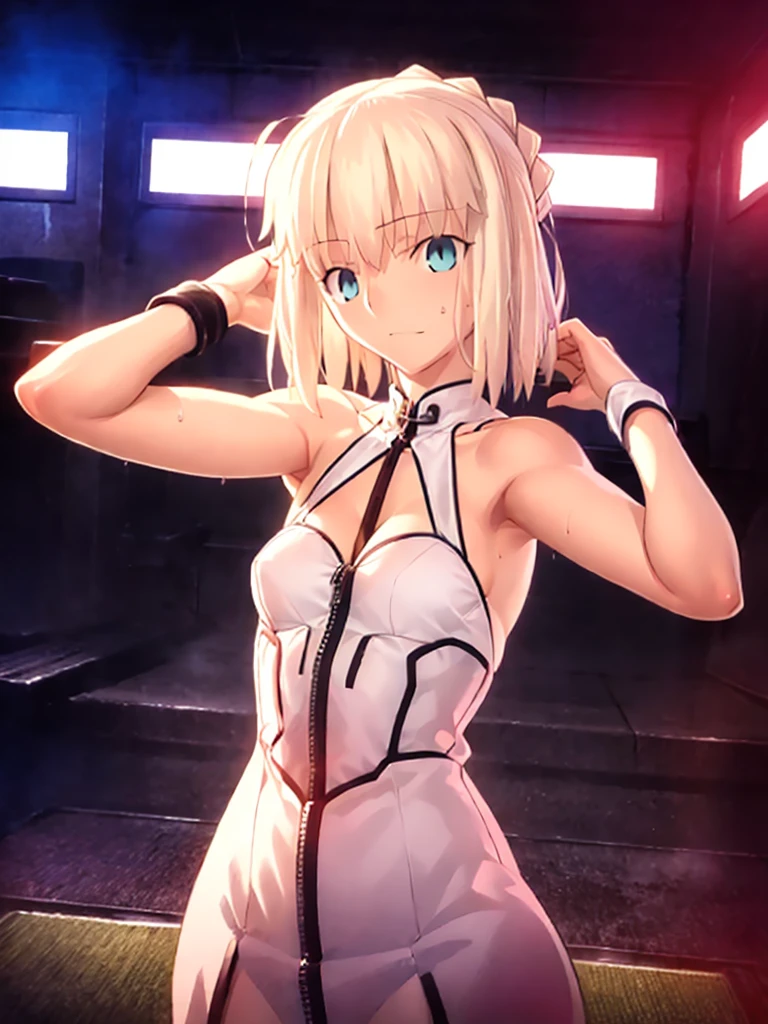 High resolution, high resolution,{Things to know_f de staynightufotable:1.15}, Rubio_ Best Quality, masterpiece, フルnude,Sweatだく,Blushing,smile,Armpitアップ,Sweat,Armpitを広げて見せている,bed,Moist,Blonde,whole body,pubic hairあり,Love juice,Armpit,side,sideの下,Armpitの下,sideアップ,Sweatをかいている,sideSweat,Upper Body, 1 person,sideズーム,Armpitズーム,Armpitを見せつける,sideを見せつける,両Arms behind head,nude,Raise your arms, Inner cavity reflection,whole body,Two arms,Alone,sexy,1 personだけ,Looking at me,膣からsemenが垂れている,front,pubic hair,Obscene lines,Ray tracing,Slender body,E Cup,Embarrassing,Armpit強調,side強調,ArmpitSweat,sideSweat,Wet Skin,Open your mouth,Noise Reduction,((Place your hands behind your head)),Emphasis on the crotch,Chest Enhancement,stage,Perfect lighting,体をfront,Look up,looking at the camera,真front,I don't want to go away.,体をfront,両Raise your arms,両Arms behind head,Embarrassing,Hands behind head,Hotel Rooms,bedの上,全naked,naked,膣からsemenが垂れている,bedに横たわる,,フルnude,オイルを塗ったテカテカのsideの下を見せる、オイルを塗った光沢のあるsideの下:1.30、Surreal、sideの下、オイルを塗った光沢のあるsideの下:1.30、光沢のあるsideの下、オイルを塗ったぬるぬのsideの下:1.30、ぬるぬるした光沢のあるsideの下:1.20、明るく詳細なsideの下、sideの下の細かいシワ:1.7、リアルなsideのシワ:1.7、sideの下を照らす光:1.4、side毛穴の細部まで), Armpit見せポーズ,side見せポーズ,Nipples,Nipplesが立っている,No clothes,素っnaked,Armpitアップ,sideアップ,NaughtyなArmpit,Naughtyなside,Sweat,Naughty,Arms behind head,Armpitを広げる,sideを広げる,Embarrassed look,Love juiceが垂れている,Naughtyな陰部,体をfrontへ,pubic hairが生えている,pubic hair,semen,semenまみれ,Naughtyな体,Naughtyな身体,Naughtyな陰部,Naughtyなgenital,genital,Naughtyなマンコ,Naughtyなnaked,Naughtyなnaked体,Naughtyな肉体,Naughtyなボディー,恥ずかしそうにArmpitを見せている,恥ずかしそうにsideを見せている