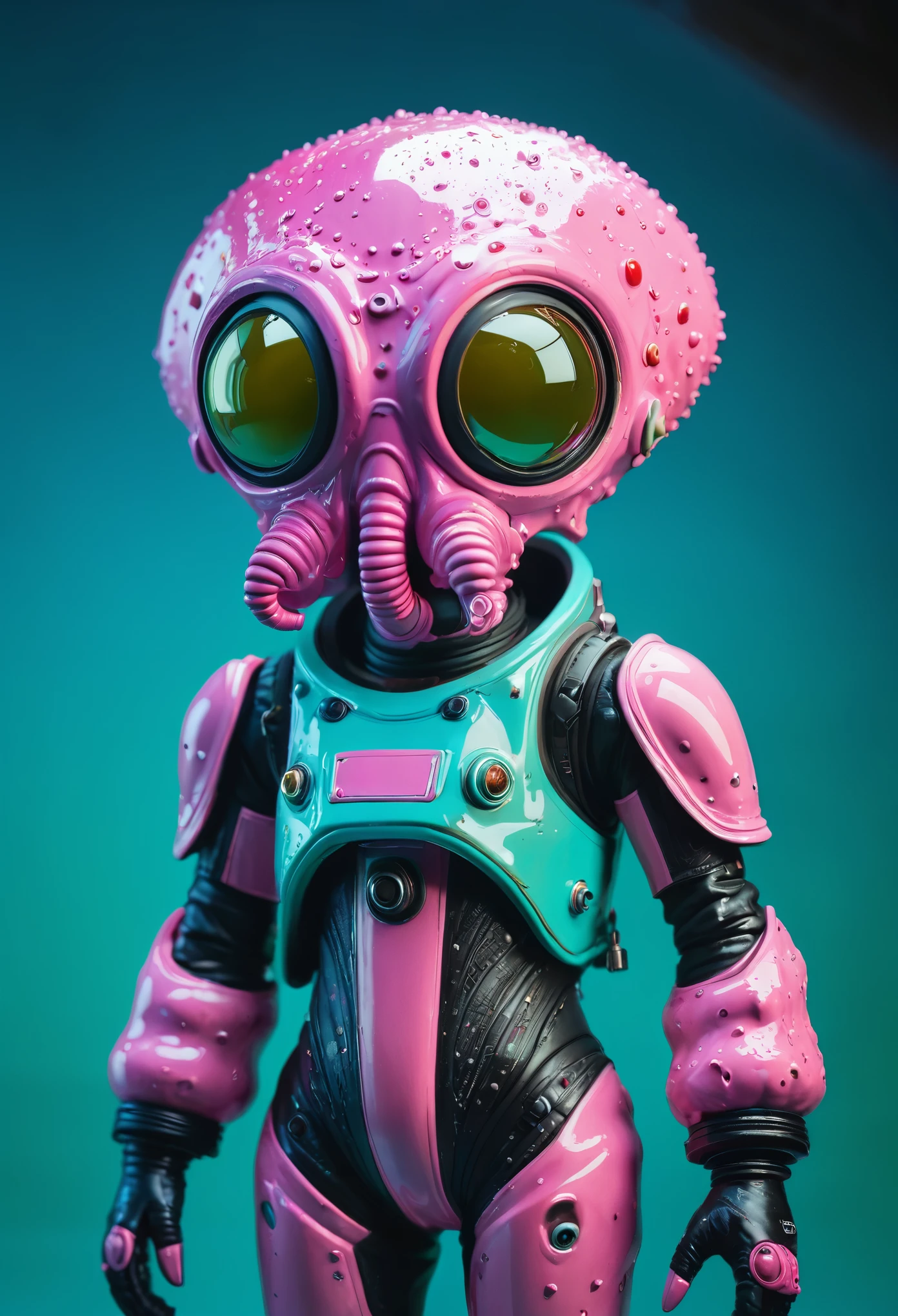 8K, ARTISTIC photogrAphy, best quAlity, mAsterpiece: 1.2), A (potrAit:1.2) Don Bluth Style  ASTRONAUT Cthulhu pink Toon Doll, full body RAW candid cinema, cyan hair, 16mm, color graded portra 400 film, remarkable color, ultra realistic, sad admosphere, dark lighting, oppressive atmosphere, depressive colors, kodak portra 400, photograph,r, Natural Light,  Pinhead lighgts, blur reflection, Brush Strokes, Smooth, abstract, Splatter, Oil On Canvas, rainbow colors, fractal isometrics details bioluminescens : a stunning realistic photograph of wet bone structure, 3d render, octane render, intricately detailed, titanium decorative headdress, cinematic, trending on artstation | Isometric | Centered