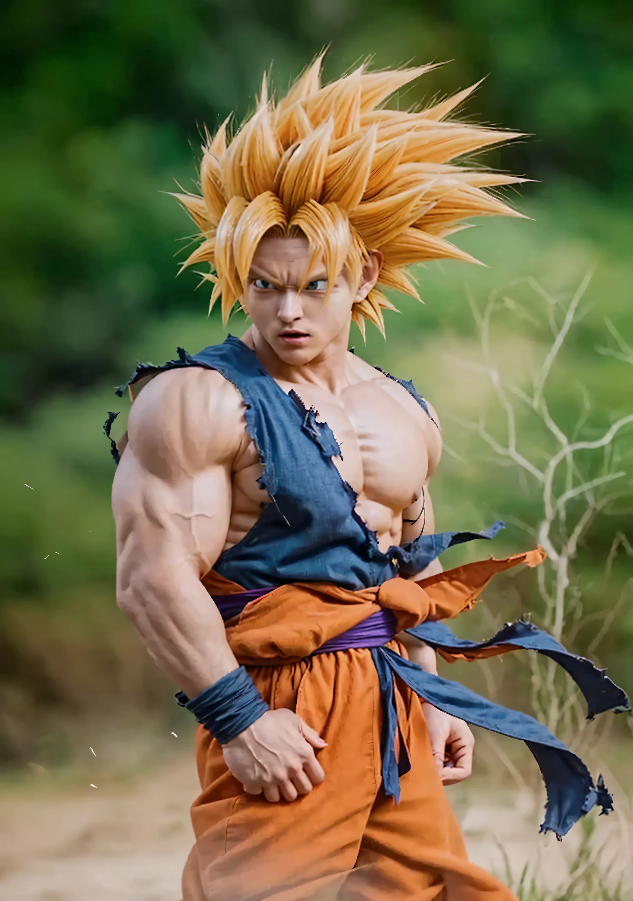 Super Saiyan Goku Convert to real life, 8k