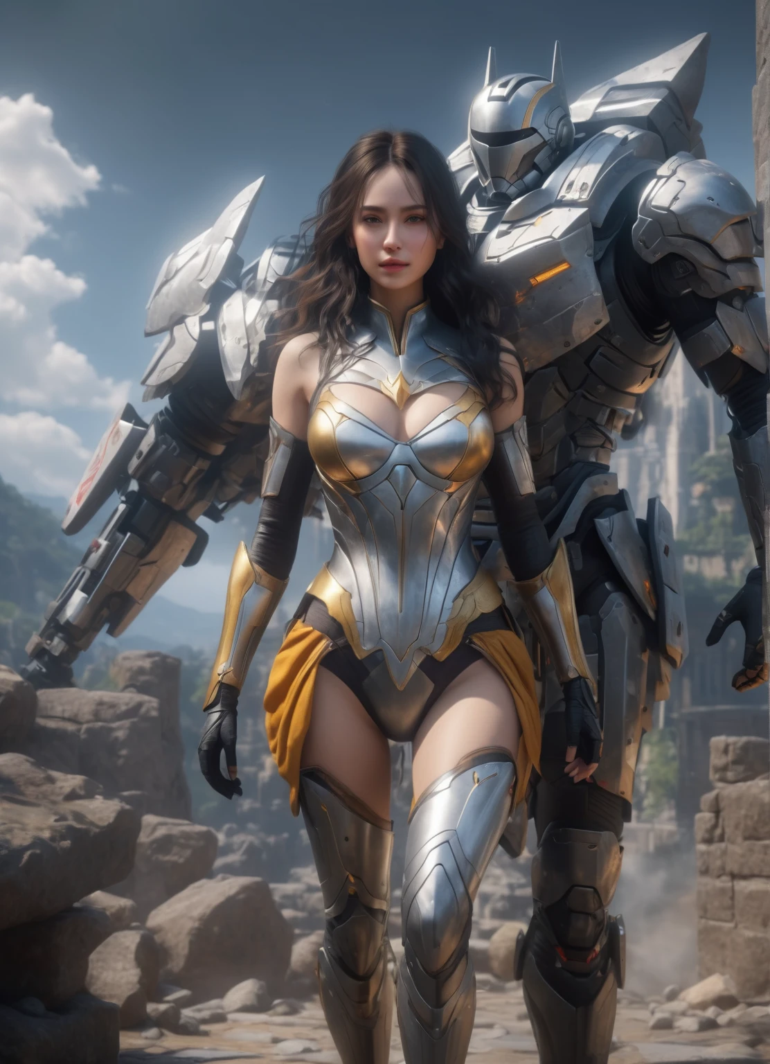 (Realistic:1.4), (masterpiece, best quality, ultra detailed:1.3), perfect composition, 4k, (extremely detailed, hyper detailed), soft lighting, raw, hdr, 8k textures, extreme detail, hight detailed skin texture,