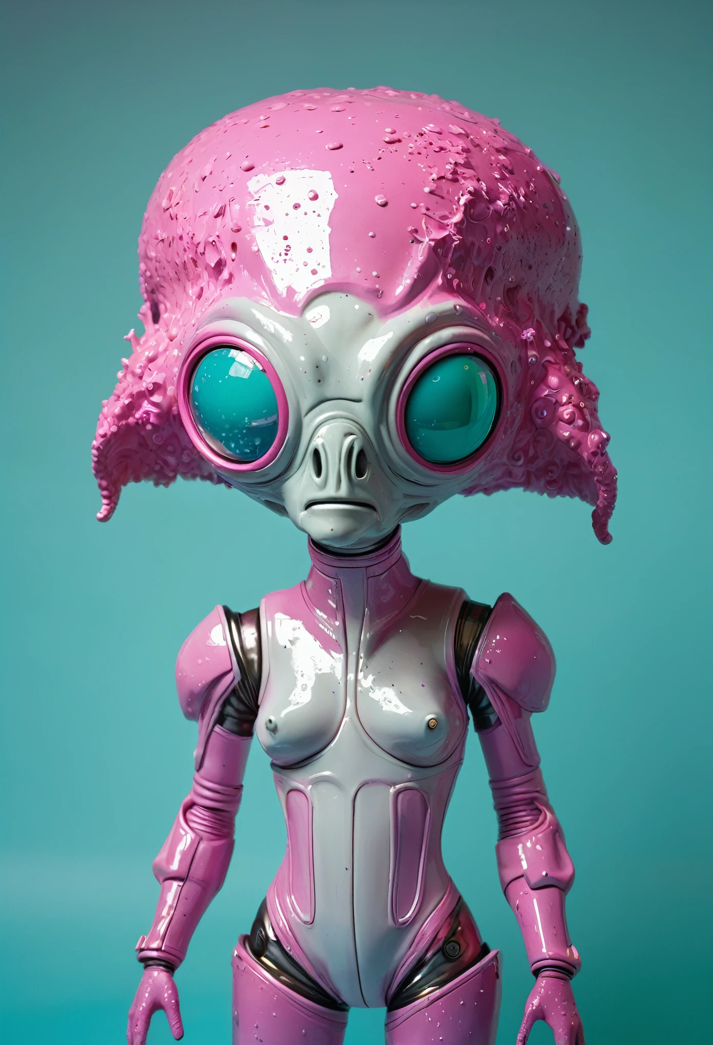 8K, ARTISTIC photogrAphy, best quAlity, mAsterpiece: 1.2), A (potrAit:1.2) Don Bluth Style ASTRONAUT Cthulhu pink Toon Doll, full body RAW candid cinema, cyan hair, 16mm, color graded portra 400 film, remarkable color, ultra realistic, sad admosphere, dark lighting, oppressive atmosphere, depressive colors, kodak portra 400, photograph,r, Natural Light, Pinhead lighgts, blur reflection, Brush Strokes, Smooth, abstract, Splatter, Oil On Canvas, rainbow colors, fractal isometrics details bioluminescens : a stunning realistic photograph of wet bone structure, 3d render, octane render, intricately detailed, titanium decorative headdress, cinematic, trending on artstation | Isometric | Centered