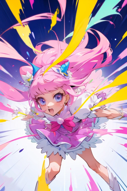 Magical girl manga linear manga color