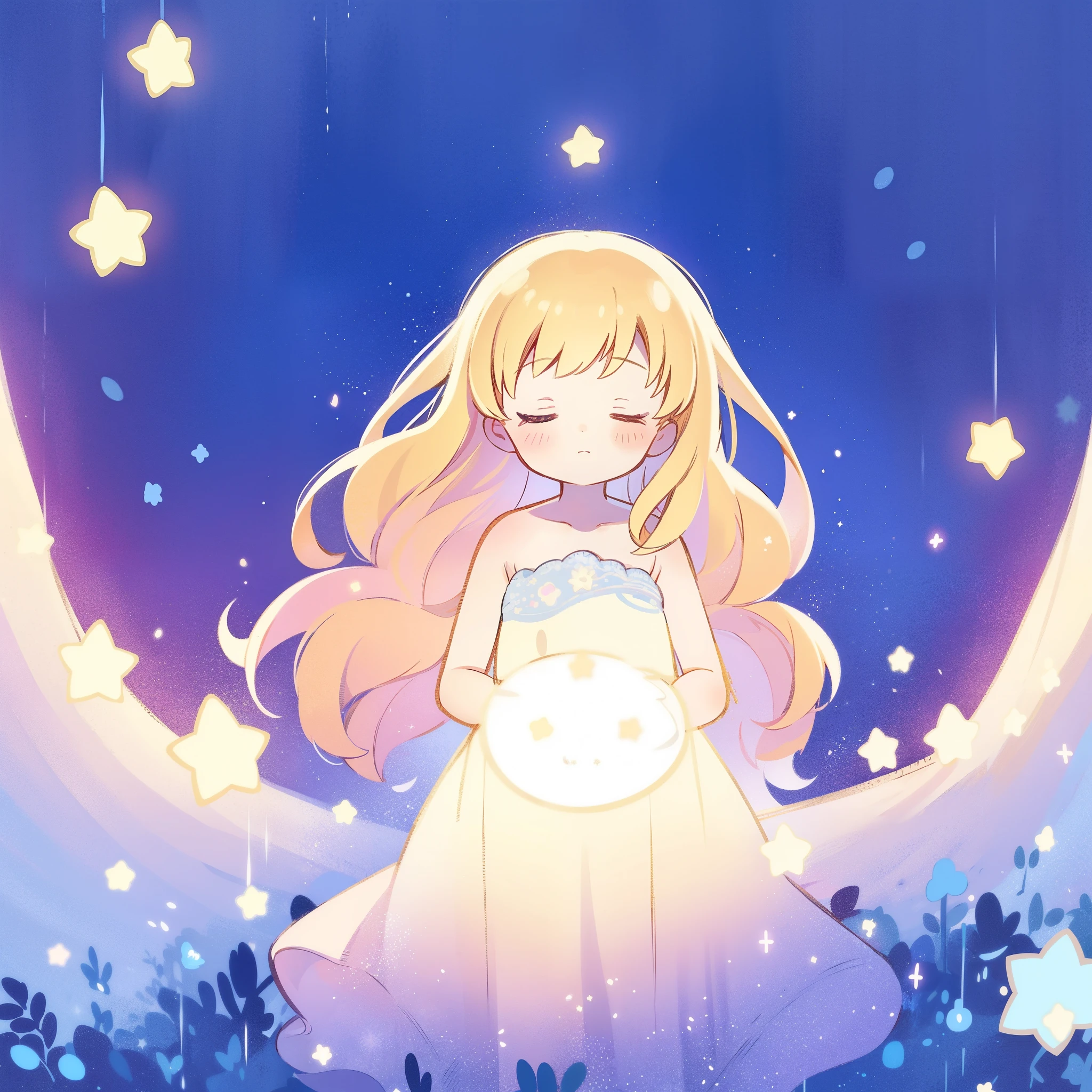 complex background, wishing star background, a woman wearing an ethereal mystical pink translucent dress that reflects the stars, dreamy, peaceful, serene composition, glowing stars, glowing, perfume promo art, mystic, complex drawing, highly detailed, Covergirl brand, promo art, artistic rendition, ethereal, starry night, midjourney style