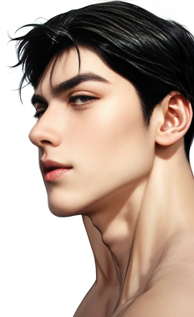 masterpiece, 1boy, young, handsome, black hair, undercut hair, perfect face, detailed eyes and face,black eyes, clean shaved, muscular, capturing a rural atmosphere, dynamic lighting, unreal engine 5