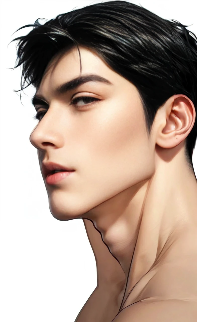 masterpiece, 1boy, young, handsome, black hair, undercut hair, perfect face, detailed eyes and face,black eyes, clean shaved, muscular, capturing a rural atmosphere, dynamic lighting, unreal engine 5