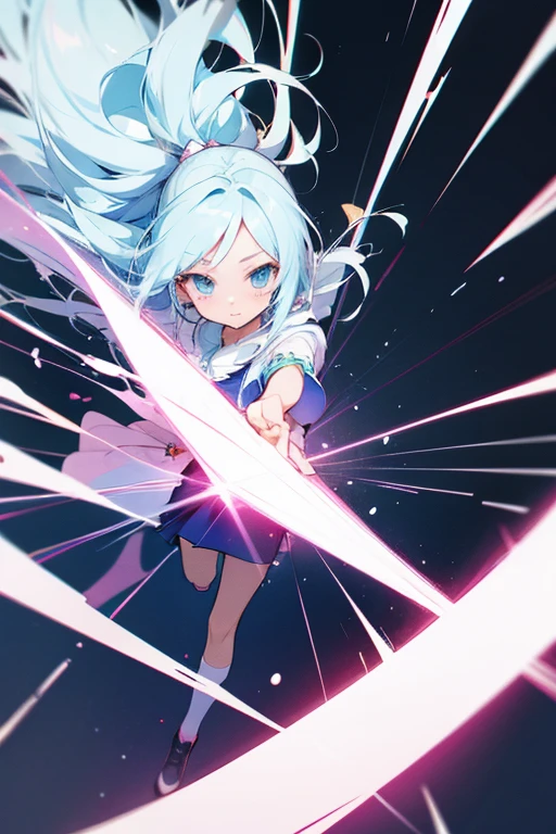 Magical girl manga linear manga color