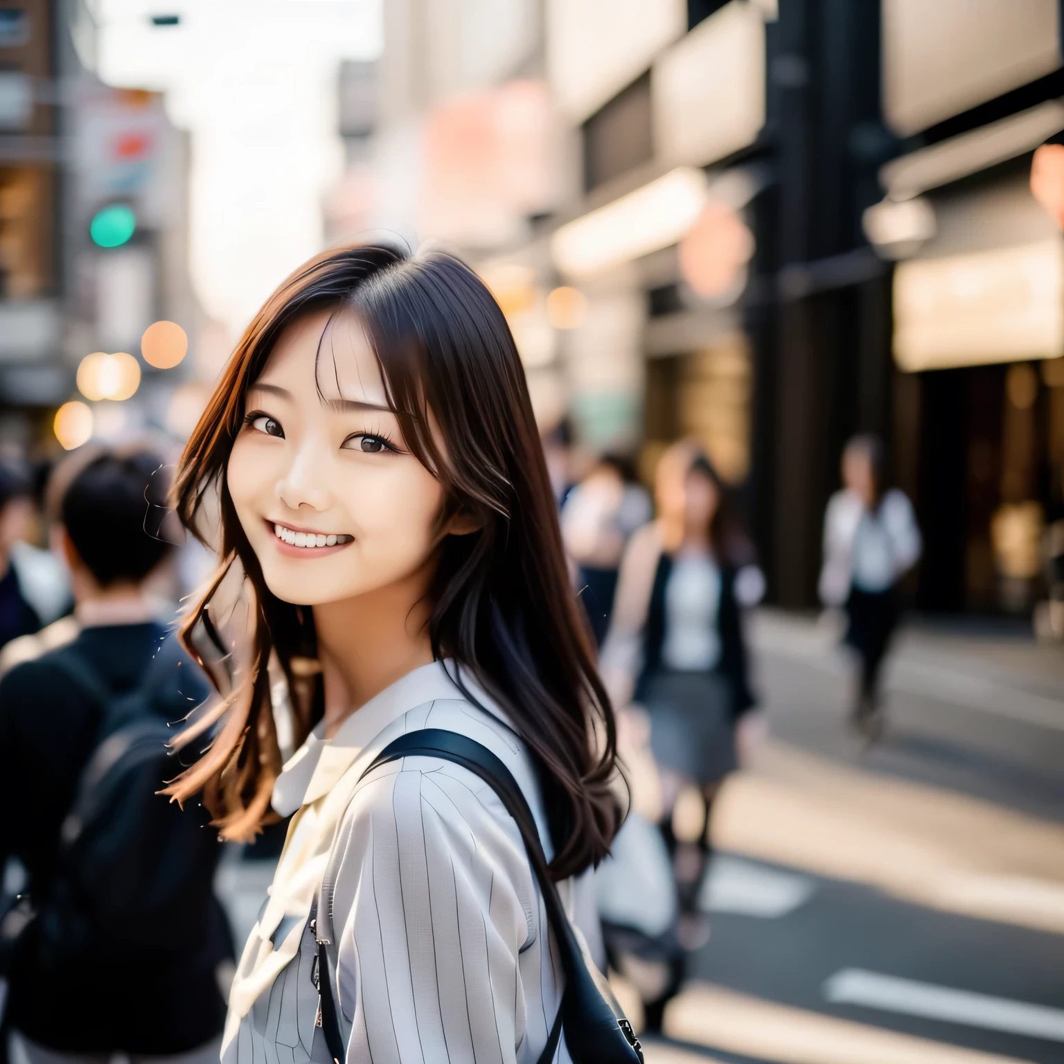A fifty-something woman with long hair and a backpack is walking down the street in the evening, Blouse with spaced stripes, beautiful young Korean women, gorgeous young Korean women, Young and adorable Korean face, beautiful south Korean women, Portrait of a Japan ager, a Young Asian Woman, young asian girl, Young and pretty Asian face, Beautiful Japanese girl face, Young Asian Woman, Korean Girls, Korean women, beautiful Young Asian Woman