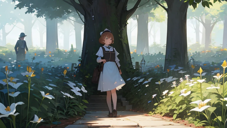 As they delved deeper into the Transition Garden, Clara encountered other souls who were ready to move on.