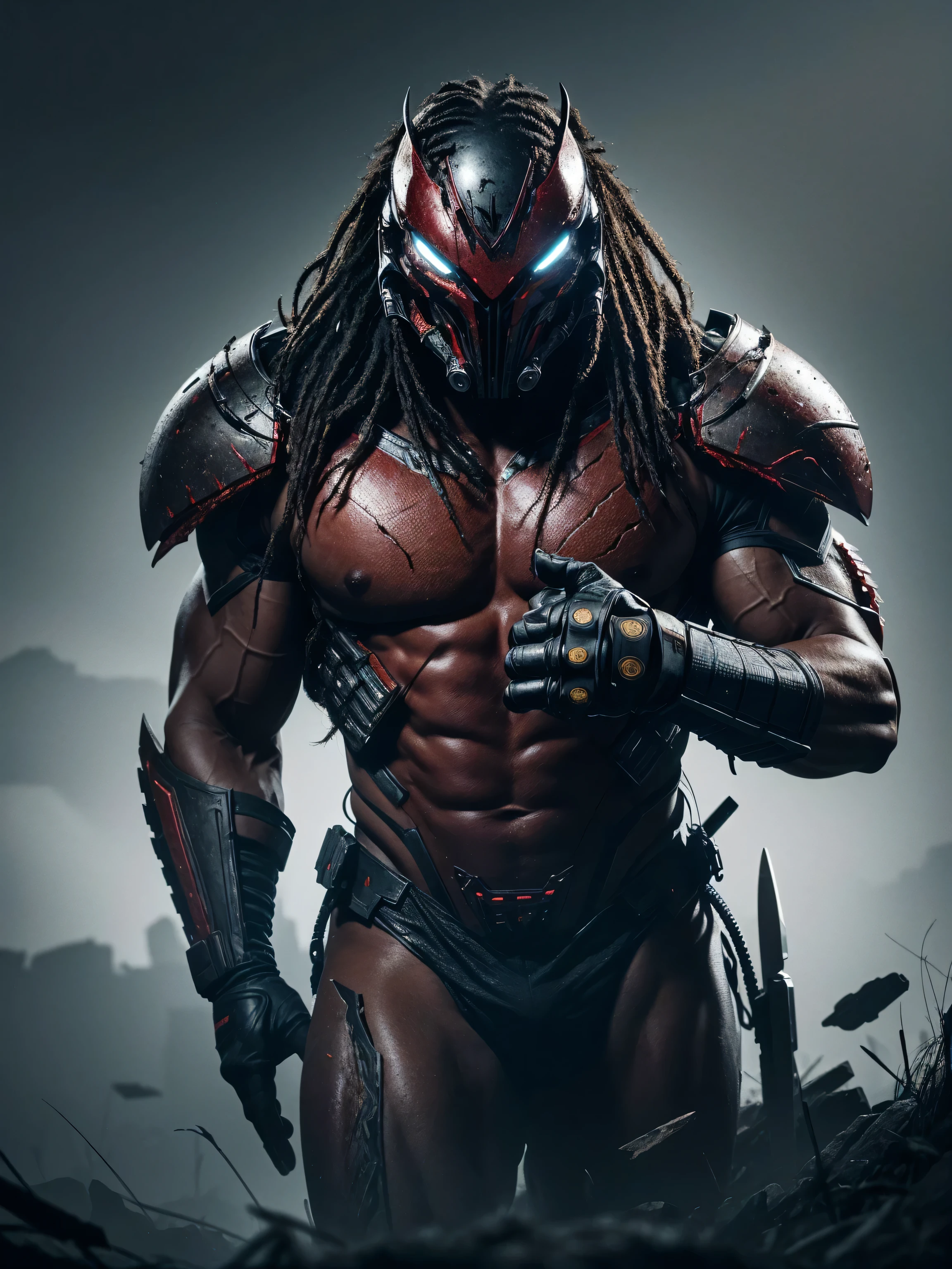 (extremely detailed 8K wallpaper), average photo of Predator, difficult, high detail, dramatic