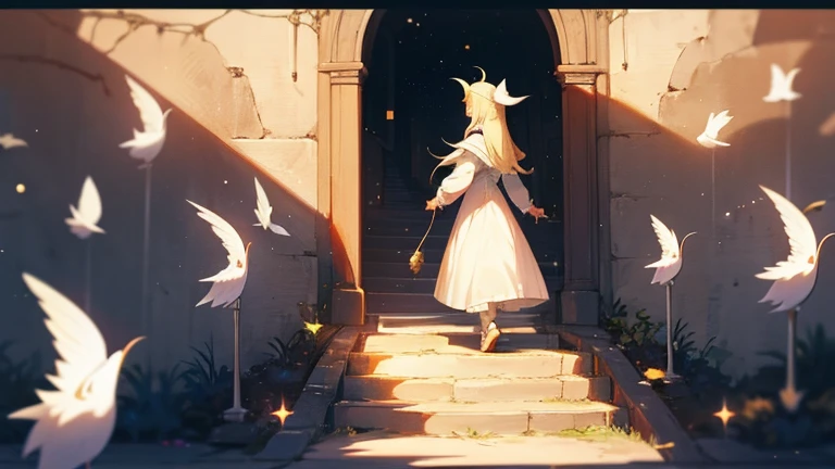 Celestia gently led her along a path of light, while Clara looked back, giving thanks for all the experiences that life had given her.