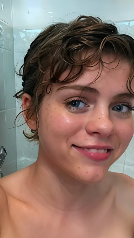 ((s0ph)), Sophia Lillis desnuda ,cuerpo entero, vista de lado, sonrisa, autofoto, submerged in the bathtub, mojada, gotas de agua recorriendo la cara,pelo corto, pelo mojado, pecas ,pecho pecoso,pecho diminuto,tetas pecosas ,costillas visibles,delgada, flaca, vagina peluda 