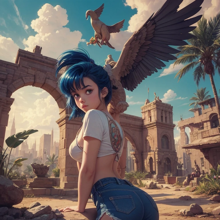 90s Cartoon art style, 90s style, 90s Aesthetics, girl, best quality, masterpiece, very aesthetic, perfect composition, intricate details, ultra-detailed