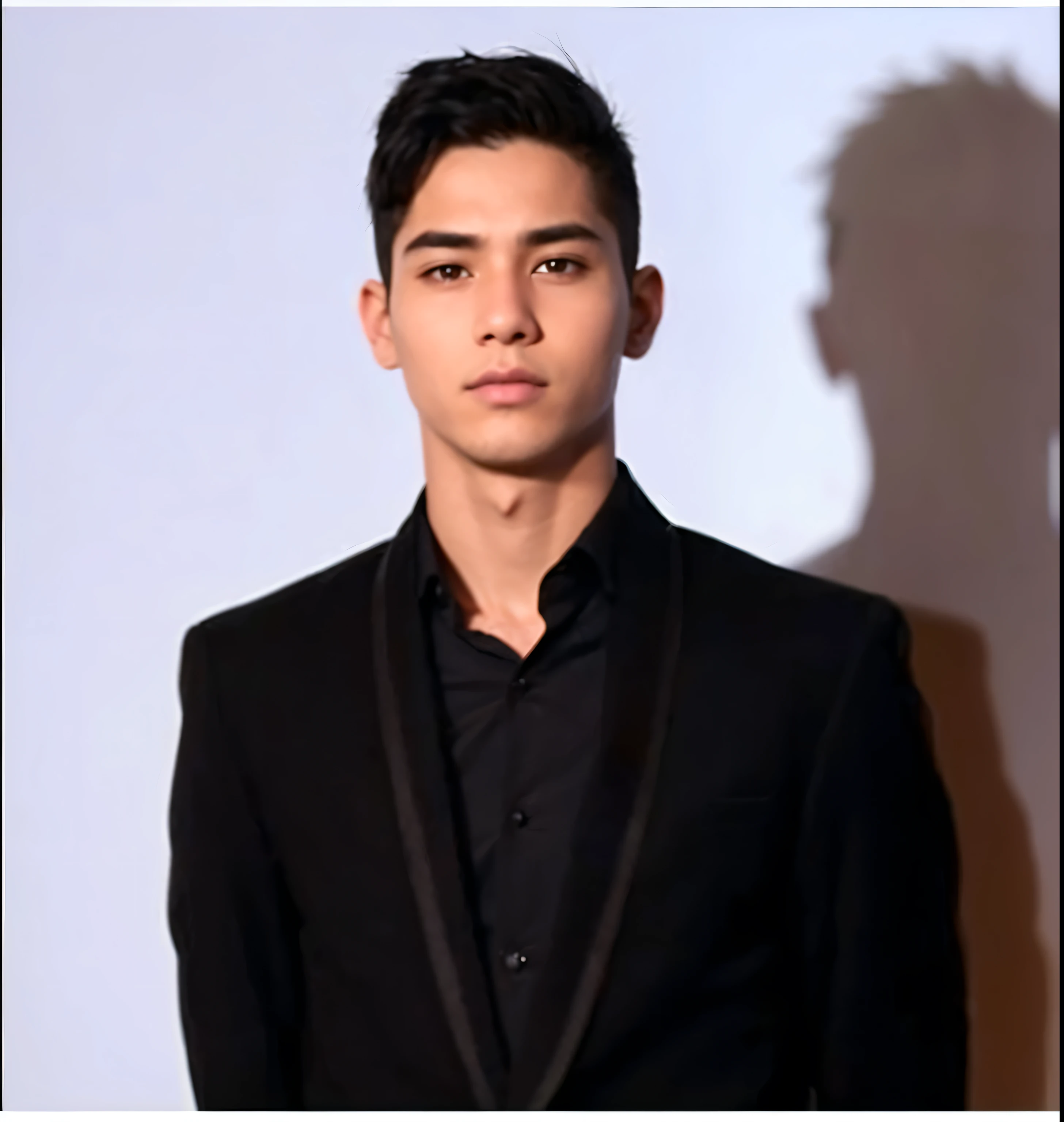 Photorealsitic, 8k full-length portraits, a handsome, Male, 15 years old, Gentle expression, TOKYOcty, Winters, Shibuya in the background