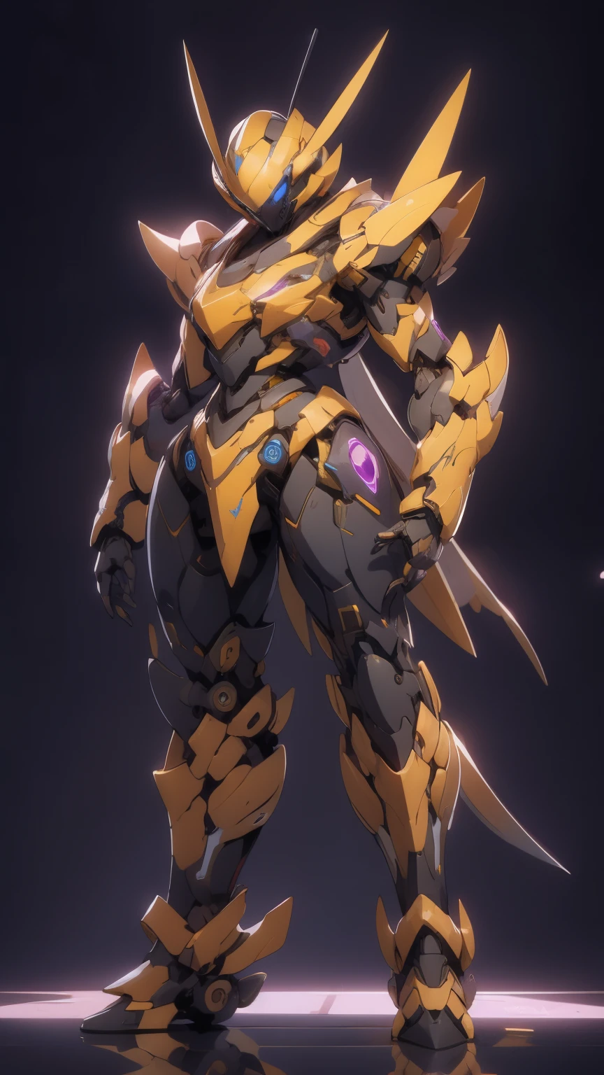 Dragonfly humanoid robot,32K,Cool pose