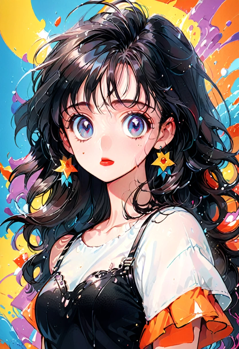 90s Cartoons, a cartoon character from the 90s, cartoon style, vibrant colors, 1990s, 90s nostalgia, detailed facial features, bright and dynamic, dynamic pose, well-defined shapes, whimsical, playful expression, bold outlines, high contrast, exaggerated features, dynamic background, retro aesthetic, 2d animation, hand-drawn, (best quality,4k,8k,highres,masterpiece:1.2),ultra-detailed,(realistic,photorealistic,photo-realistic:1.37)