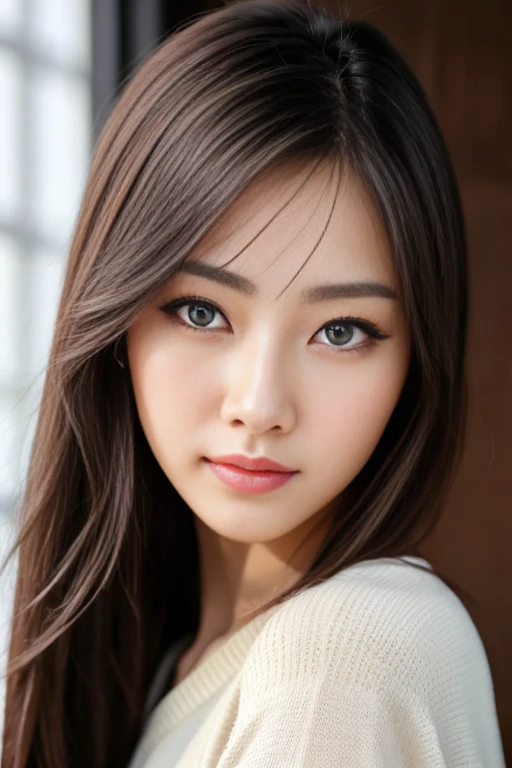 top-quality、masterpiece、Photorealsitic、japanes、full body Esbian、bustup、photo of a Young korean girl、model shoot tyle、grey haired、shorth hair、straight haired、Look at viewers、Detailed pupils、natural soft light、Enchanting、 film grains、degrees of freedom、bokeh dof、Beautiful face、super-detaild skin、Perfect glowing eyes、skin pore、Soft hair、Muscle tension and definition、Stitching of the fabric、Fabric texture、Wood grain、Stone Texture、Well-defined pupils、Prominent marginal rings、 High contrast eyes