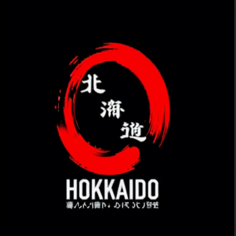 a close up of a red and black logo with a red circle, inspired by Okada Hanko, tsukasa hojo, inspired by Kanō Hōgai, hajime katoki, hidetaka tenjin, by Okada Hanko, hikkikomori, inspired by Kose Kanaoka, inspired by Kanō Eitoku