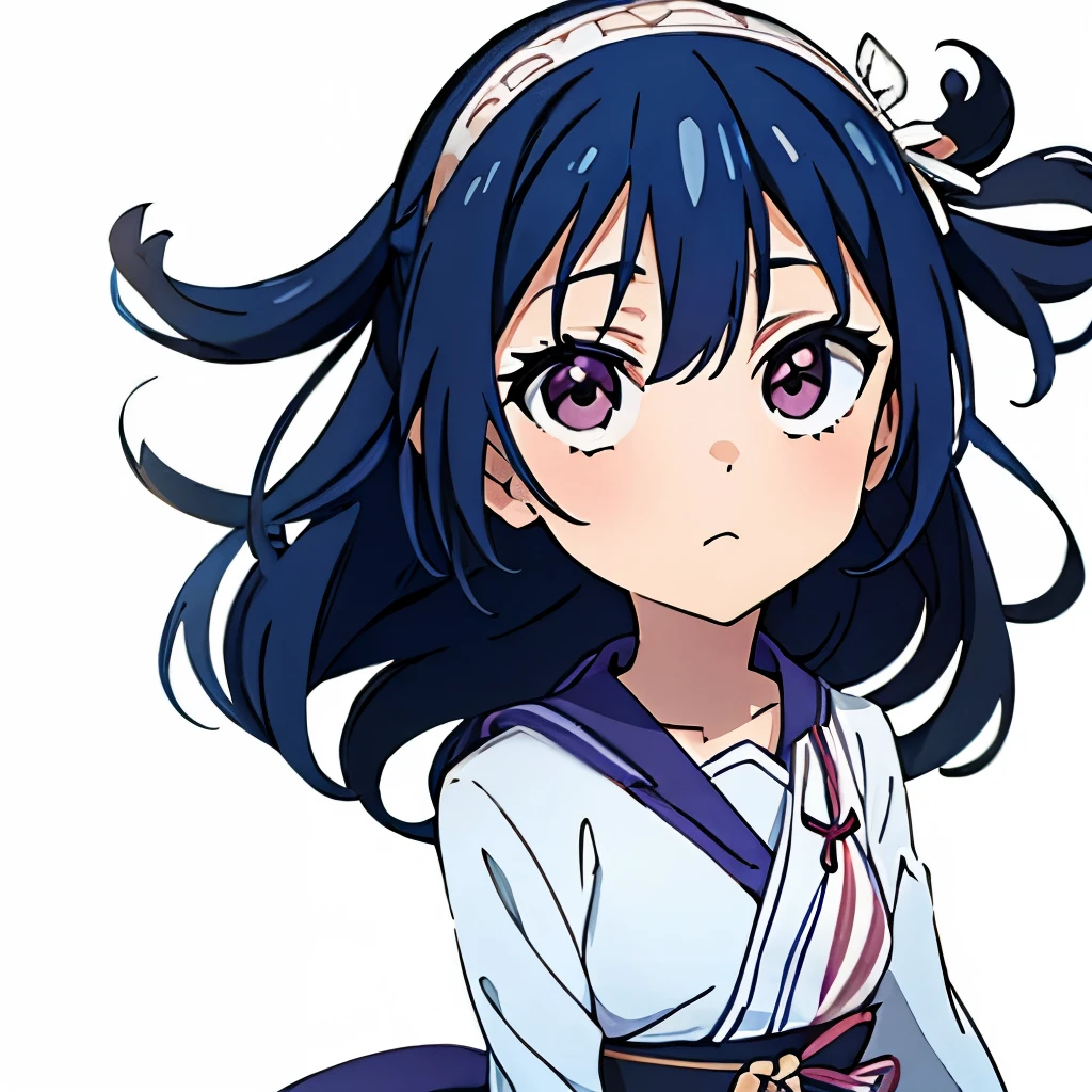(masutepiece, Best Quality:1), 1girl in, Solo, Chibi, White background