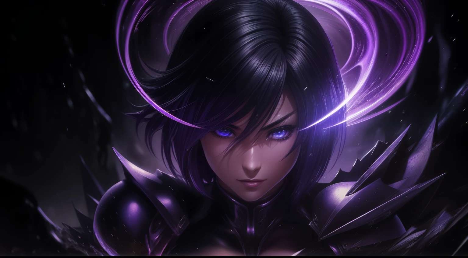 motoko sexy, brillo, seductor, ojos morados brillantes , sexy , (ultra photorealista:1.3), (obra maestra:1.4), mejor calidad, ((realista)), Alta calidad, ultra detallado, ((imagen real)), ((realista skin)), ((realista face)),(ILLUSTRATION:1.05), (Hermoso:1.05), (Hermoso detailed eyes:1.05), (cinematic light:1.1), Extremely realista , demonio , wet ,corrupto , venas negras ,parásitos , dark energy , enjambre, colmena , sonrisa , sadist, wet ,retrato , brillo morado ,possessed, fastidiar ,  ,