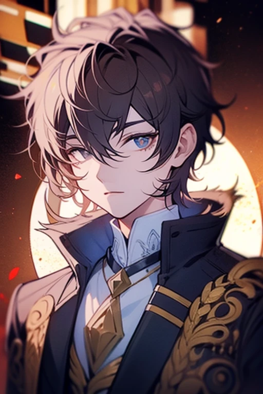 A boy with black hair and medium light brown skin