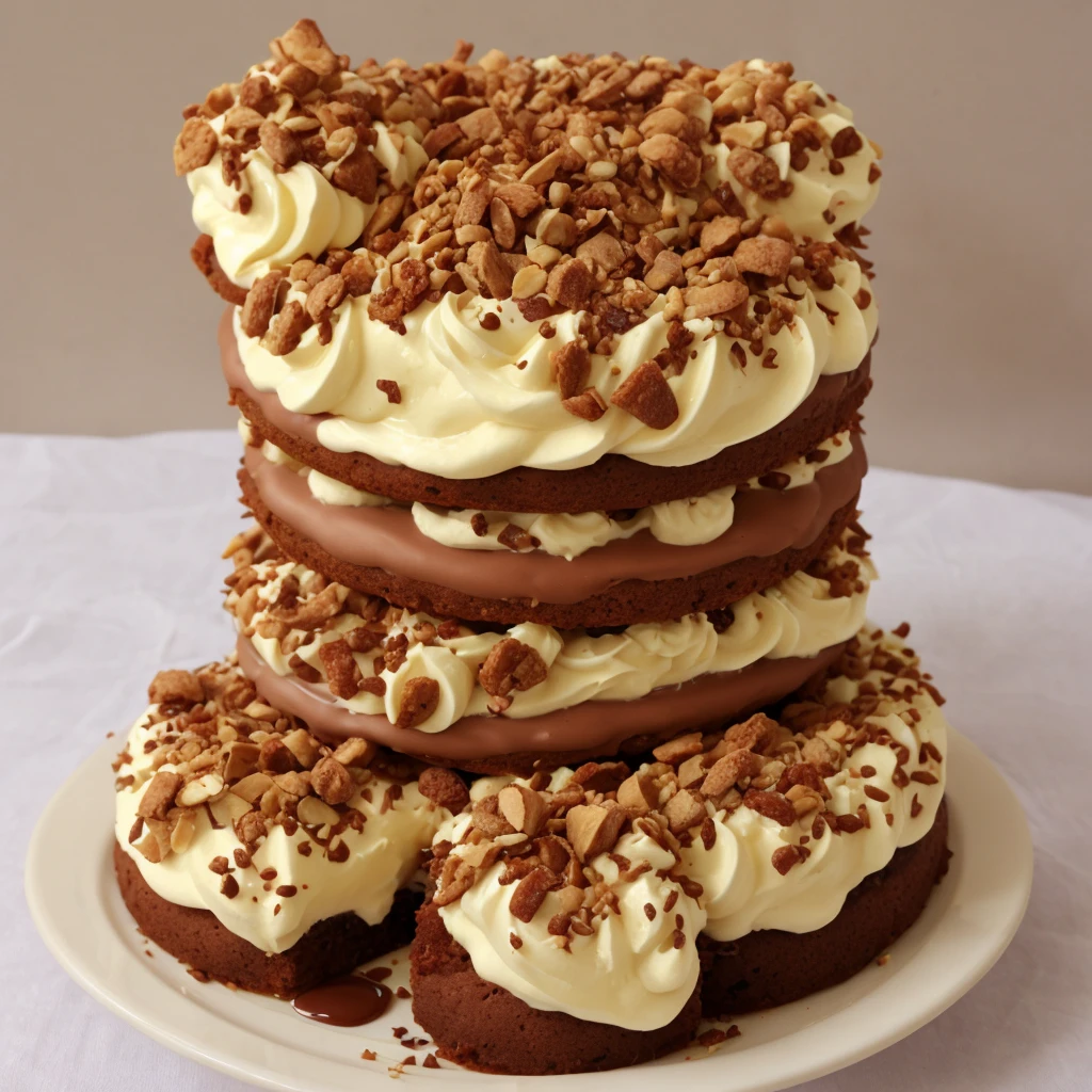 Decadent dessert.