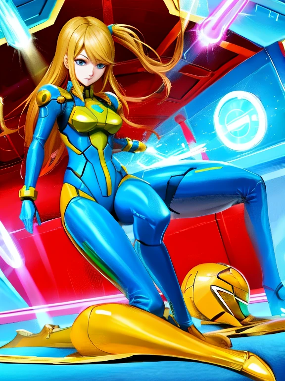 Samus Aran from Metroid, Wearing a Zero Suit