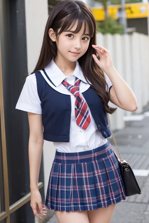 Cute Girls、Schoolgirl uniform、mini skirt