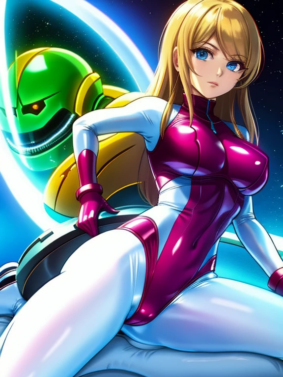 Samus Aran from Metroid, Wearing a Zero Suit