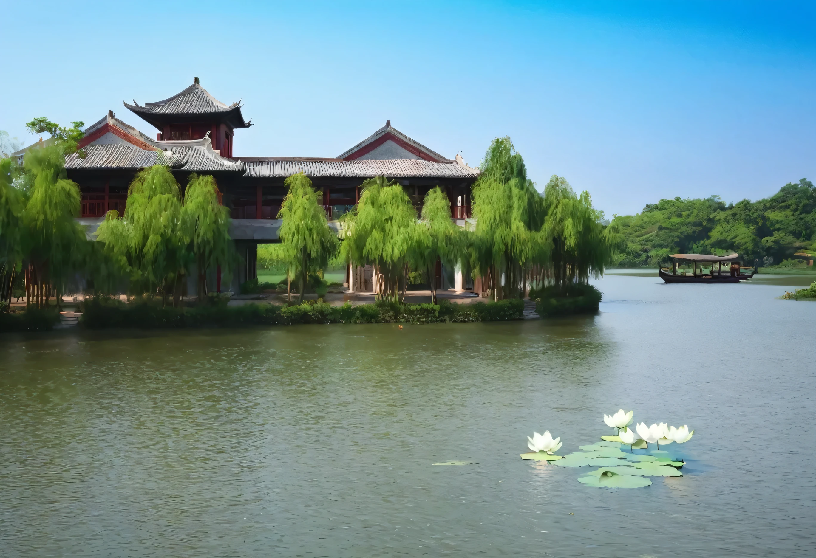 Blue sky and white clouds,LotusLotus Leaf,Lotus is bright,RAW,Ultra-high-definition picture quality,Perfect color matching,Blue sky and white clouds,Lotus,Lotus Leaf,LotusLotus,Lotus blooms