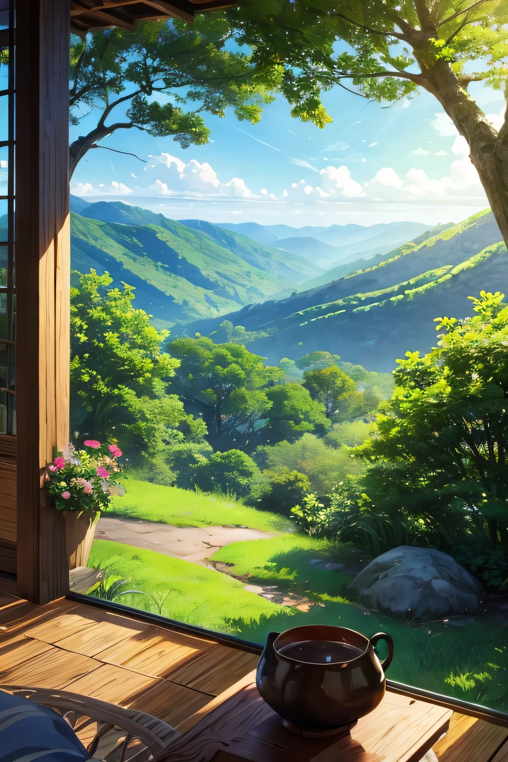 highest quality、landscape、Lush forest、Beautiful views