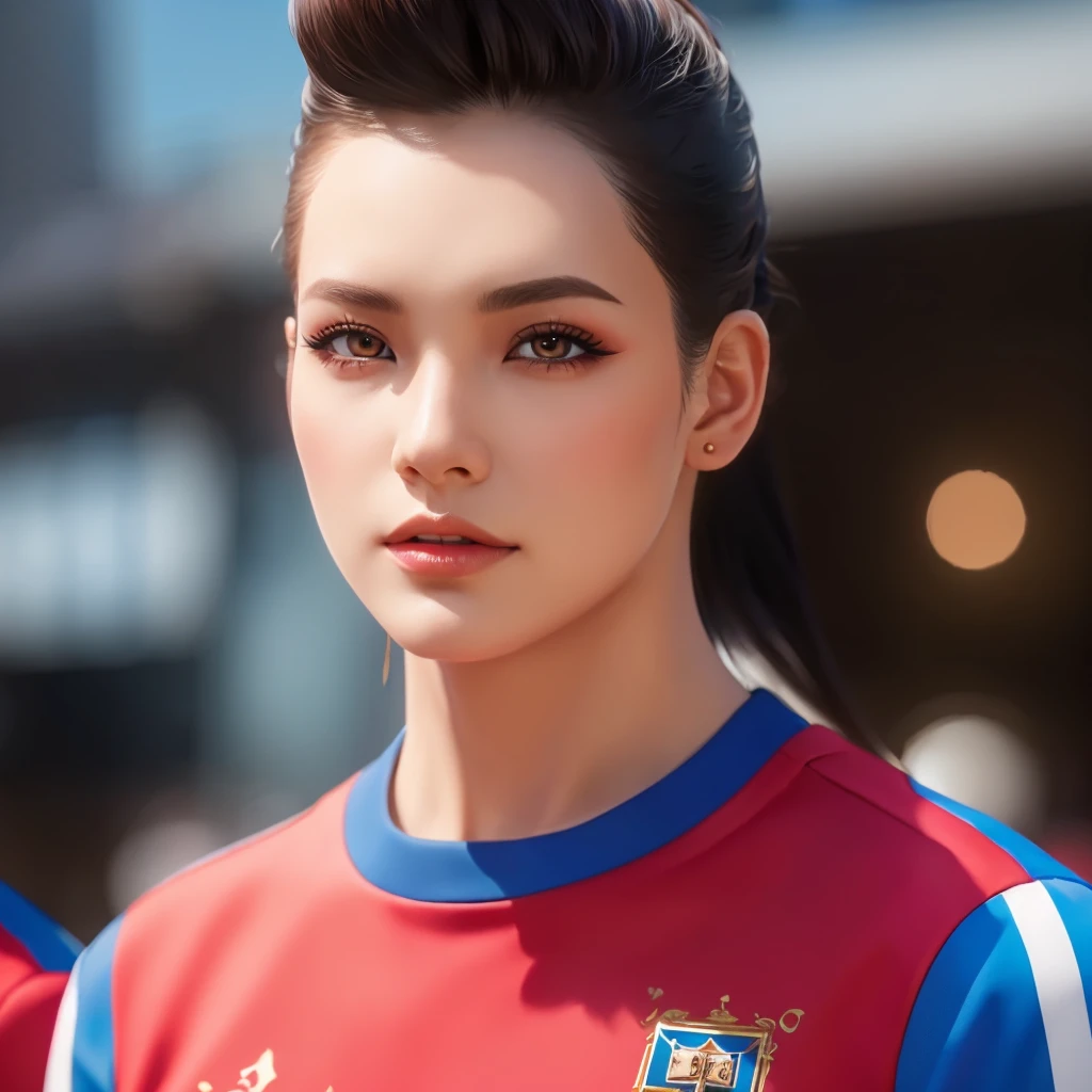 (วอลล์เปเปอร์ CG unity 8k ที่very detailed),(Masterpiece), (best quality), (very detailed), (best illustrations),(best shadow), cowboy shoot, (sharp eyeliner, eyelid, Detailed eyes:1.1), (city background:1.2), ,Take a break , Version 3 (Girls&#39; frontline), , 3D,8k,