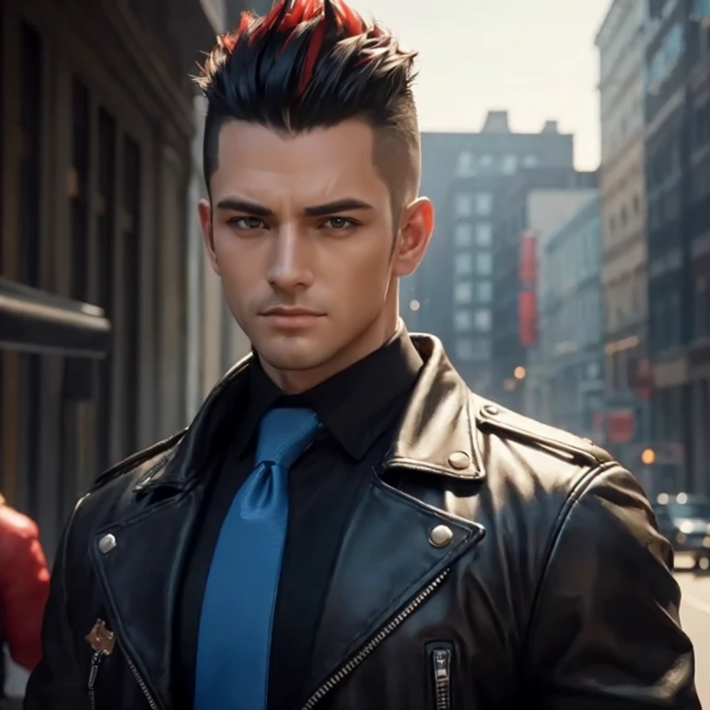 (วอลล์เปเปอร์ CG unity 8k ที่very detailed),(Masterpiece), (best quality), (very detailed), (best illustrations),(best shadow), cowboy shoot, (sharp eyeliner, eyelid, Detailed eyes:1.1), (city background:1.2), ,Take a break , Version 3 (Girls&#39; frontline), , 3D,8k,