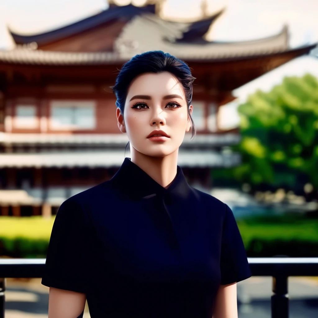 (วอลล์เปเปอร์ CG unity 8k ที่very detailed),(Masterpiece), (best quality), (very detailed), (best illustrations),(best shadow), cowboy shoot, (sharp eyeliner, eyelid, Detailed eyes:1.1), (city background:1.2), ,Take a break , Version 3 (Girls' frontline), , 3D,8k,